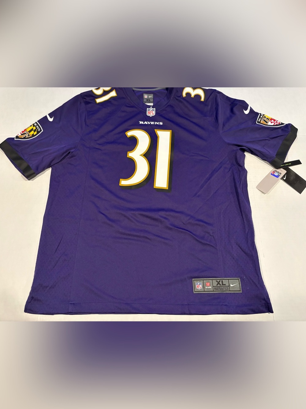 Nike Men’s Jamal Lewis Purple Ravens Retired Player Game Version Jersey XL NFL